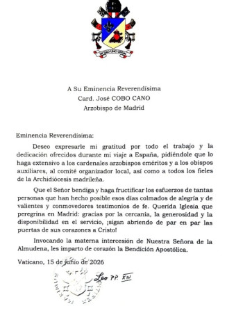 GRACIAS PAPA LEÓN XIV-RESUMEN DE SUS MENSAJES EN MADRID